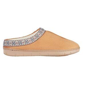 Isotoner Clara Recycled Microsuede Hoodback Memory Foam Clog Slippers Med 7. 5-8